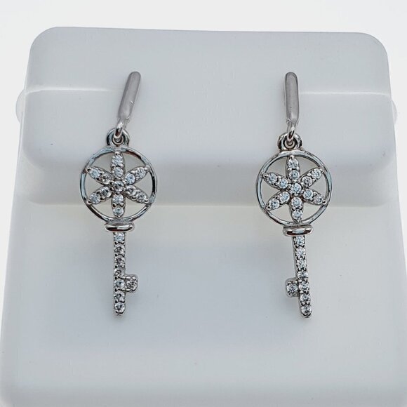 925 sterling silver luxury CZ earrings for women/girls, Best for gRJUS215 - Picture 1 of 11